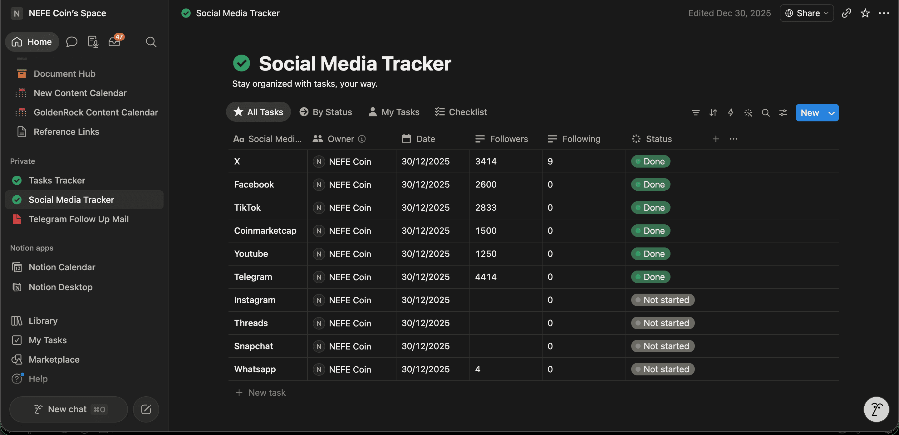 NefeCoin product and campaign workspace 09